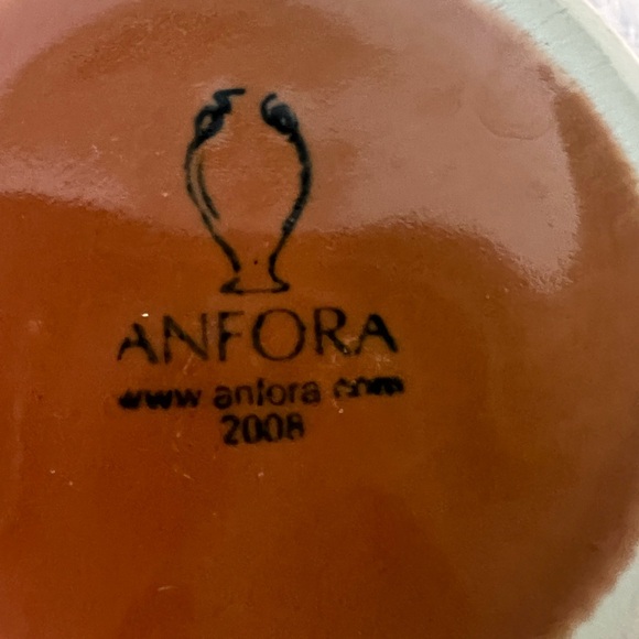 Anfora mugs 2008 rust color coffee tea cups - Picture 6 of 6